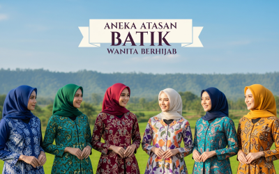 Rekomendasi Model Atasan Batik Wanita Berhijab Buat Ngantor
